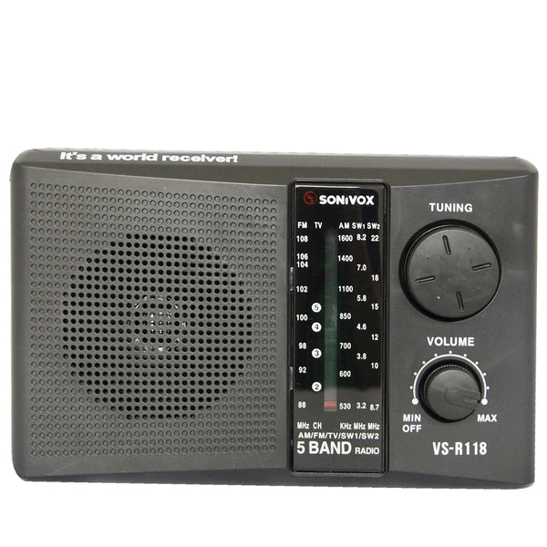 Radio Portatil 5 Bandas Con Alta Potencia De Sonido