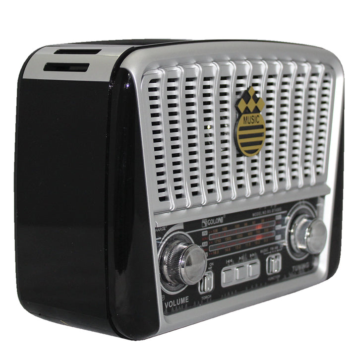 Radio AM FM Recargable Con Bluetooth y USB