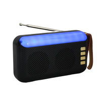 Bocina Portátil FM USB Solar Potente