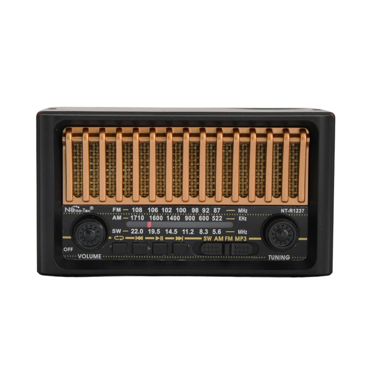 Radio 3 Bandas Retro AM/FM/SW, USB/TF