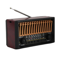 Radio 3 Bandas Retro AM/FM/SW, USB/TF