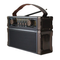 Radio Vintage Portatil Ideal Para AM FM Y Musica Bluetooth