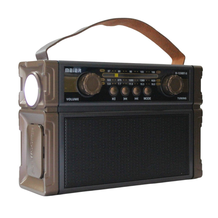 Radio Vintage Portatil Ideal Para AM FM Y Musica Bluetooth